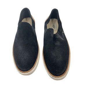 Ugg Black/Tan Perforated Slip On